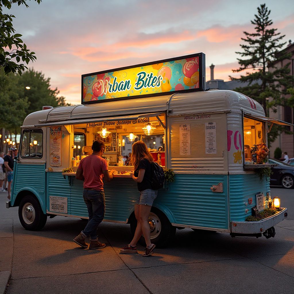 The first Urban Bites food truck
